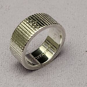 Tiffany & Co. Sterling Silver Coin Edge Ring